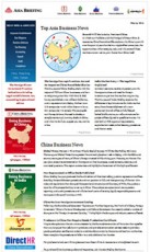 Complimentary China-Asia Weekly Business Update Now Available - China ...