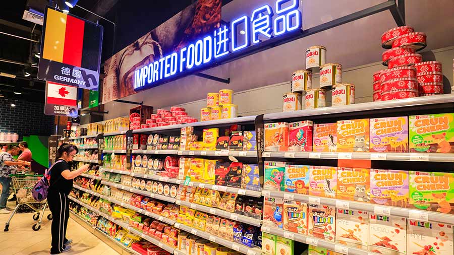 Import food market new arrivals