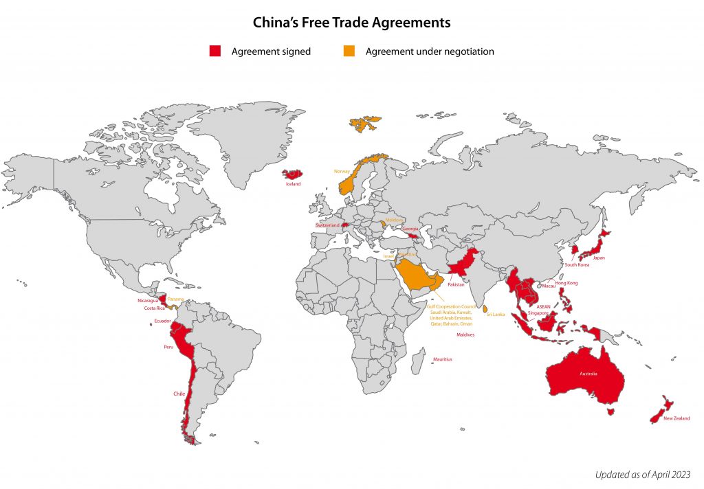 China’s Free Trade Agreements: Deal Signed With Ecuador