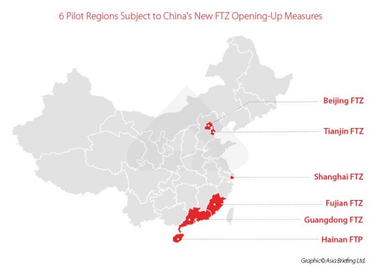 China's FTZ Opening-Up Measures: 6 Pilot Regions To Benefit